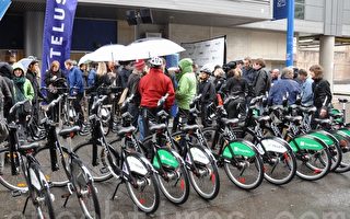 多伦多推出首个自行车租赁项目