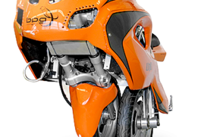 折叠式摩托车迅速变身 如“变形金刚”