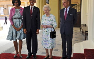 奥巴马访英 新王妃首次履行王室任务