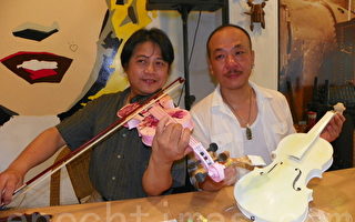 「2011鐵道藝術村藝術夏令營」 設計專屬小提琴