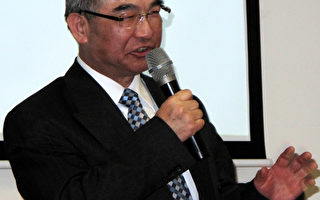 台灣駐澳大利亞代表林松煥博士于七月二日下午三點在昆士蘭臺灣中心專題演講（台商會提供）
