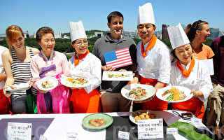 组图：32名外国厨师学做韩食