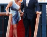 婚礼前一天，扎拉和廷达尔在王室游艇“不列塔尼号”（Britannia）上举行了婚礼前的聚会。 (Chris Jackson/Getty Images)