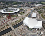 伦敦奥运游泳馆俯瞰图（ANTHONY CHARLTON/AFP ImageForum）