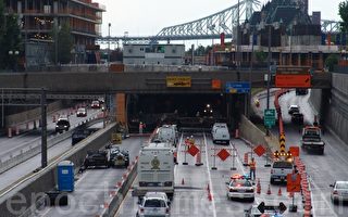 蒙市区高速路涵洞水泥板垮塌 幸无伤亡