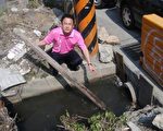 大溪仁和路二段排水系統不良 遇水則淹