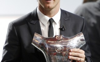 梅西再获欧洲足坛最佳球员奖