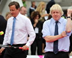 即将上场的首相和伦敦市长跃跃欲试。 (Jan Kruger/Getty Images)
