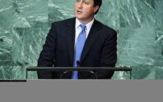 英國首相聯大講話呼籲抓住傳播民主機會