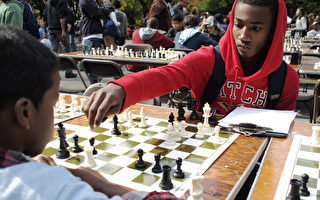 露天國際象棋賽紐約中央公園舉行