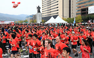 組圖：韓國耐克首爾10公里馬拉松慶典