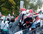 组图：“英国声援叙利亚”　抗议独裁屠杀民众