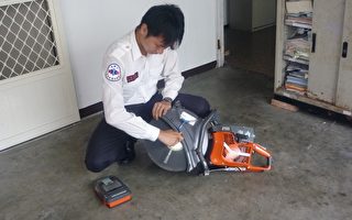 嘉市消防局湖內分隊新進人員器材訓練