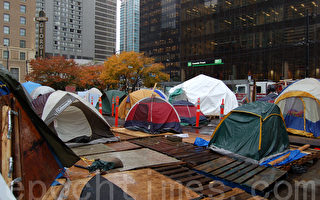 卑詩高級法院裁定，佔領溫哥華帳篷城必須在下週一拆除。 （攝影：邱晨/大紀元）