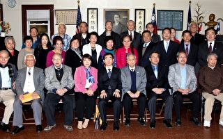 葛葆萱拜會國民黨美中黨部 被寄望凝聚僑社