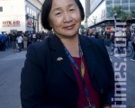 加州奥克兰市华裔市长关丽珍，因处理占领运动不当，引发罢免她的声音。（Jean Guan)。（摄影: 马有志 / 大纪元）