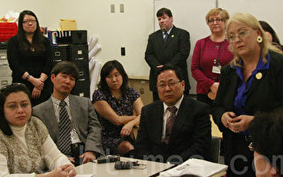 韓國光州人權官員觀摩法拉盛移民學習班