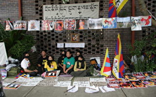 西藏團體在悉尼中領館前抗議人權迫害