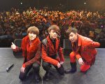 JPM于东京举办音乐会吸引近千名粉丝同乐(由左至右：毛弟.王子.小杰)（图/索尼音乐提供）