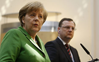 德国总理黙克尔访问捷克布拉格