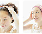 头皮和脸部皮肤相连，只要洗脸时用发带将头发往后固定，脸部便会同时产生拉提的效果。（山岳出版社提供）