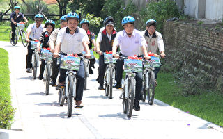 中坜隔离绿带完工 自行车串联动线