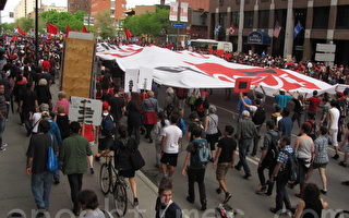 學生示威影響蒙特利爾市商業業績