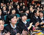 来台就读的中国大陆学生。（摄影:宋碧龙/ 大纪元）