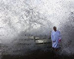 5日（週三），暴風雨席捲悉尼(Photo by Ryan Pierse/Getty Images)