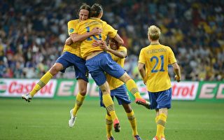 2012欧洲杯：瑞典2：0法国