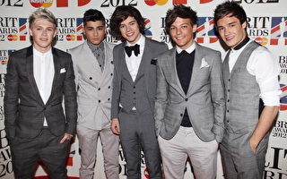 英偶像團體One Direction 在美獲獎成新貴