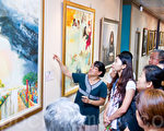 彰化“真善忍国际美展”不凡的心灵飨宴