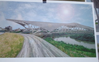 云林北港复兴铁桥重生，展现空中绿廊的英姿，为地方观光注入一股活力。（摄影：黄丽医／大纪元）