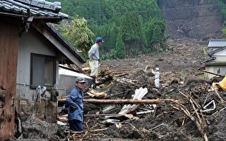 組圖：日本九州暴雨災後　清理工作艱巨