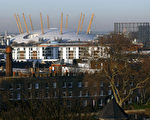 伦敦奥运主场馆－北格林威治体育馆外观（JUSTIN TALLIS / AFP）