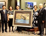 陈美丽姐妹画展  芝城侨教中心开办