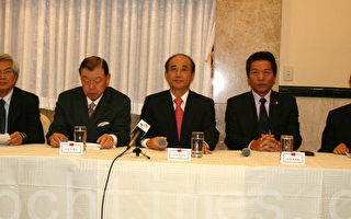台湾立法院长王金平27日抵洛