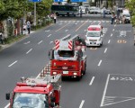 日本银座防震演习 5千人参加
