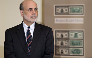 美國聯邦儲備委員會主席本·伯南克（Ben Bernanke）2012年8月7日在華盛頓談到美國聯邦儲備問題。（AFP PHOTO / Saul LOEB）
