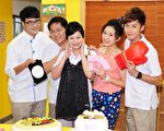 左起为:陈亦飞、朱德刚、杨贵媚、林玟谊、张雁名。(图/台视提供)