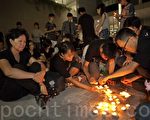 十一海難頭七 香港市民燭光悼念