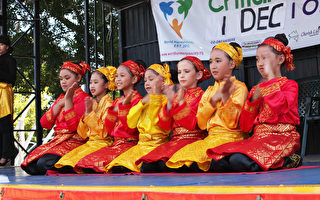 昆省儿童节园游会展现多元文化