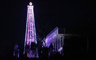 韩国在韩朝边境点亮灯塔圣诞树