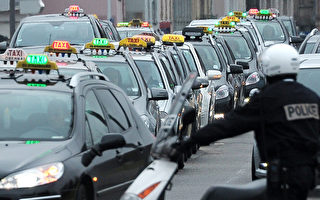 法国5万5千出租车司机“蜗牛”式罢工