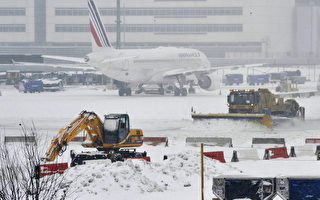 组图：欧洲持续大雪 各国陆空交通受阻