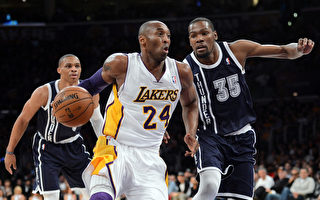〈NBA〉助攻為快樂之本  科比帶領湖人破雷霆