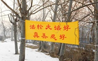 組圖：新年期間大陸各地出現真相條幅