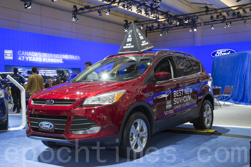 福特(Ford)Escape 1.6L EcoBoost入圍加拿大2013年度最佳休旅車獎前2名。(艾文/大紀元)
