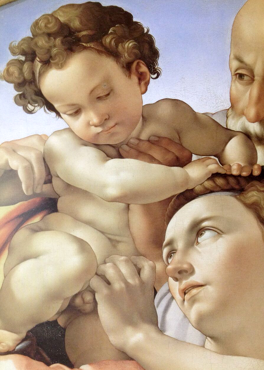 米開朗基羅（5）《聖家族》 | 文藝復興| 聖母子| 米開朗基羅Michelangelo | 大紀元