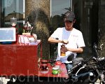 行动咖啡摩托车   热情开卖